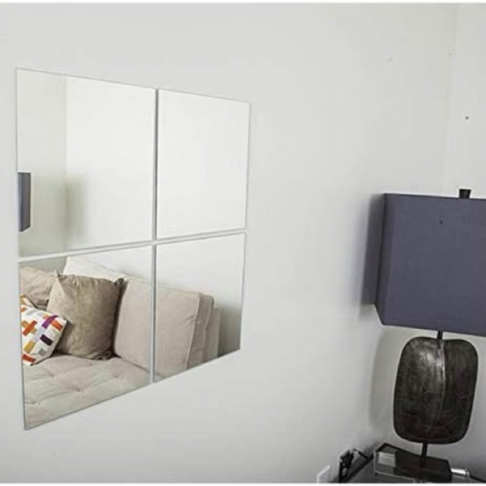 Modern White Wall Mirror Set